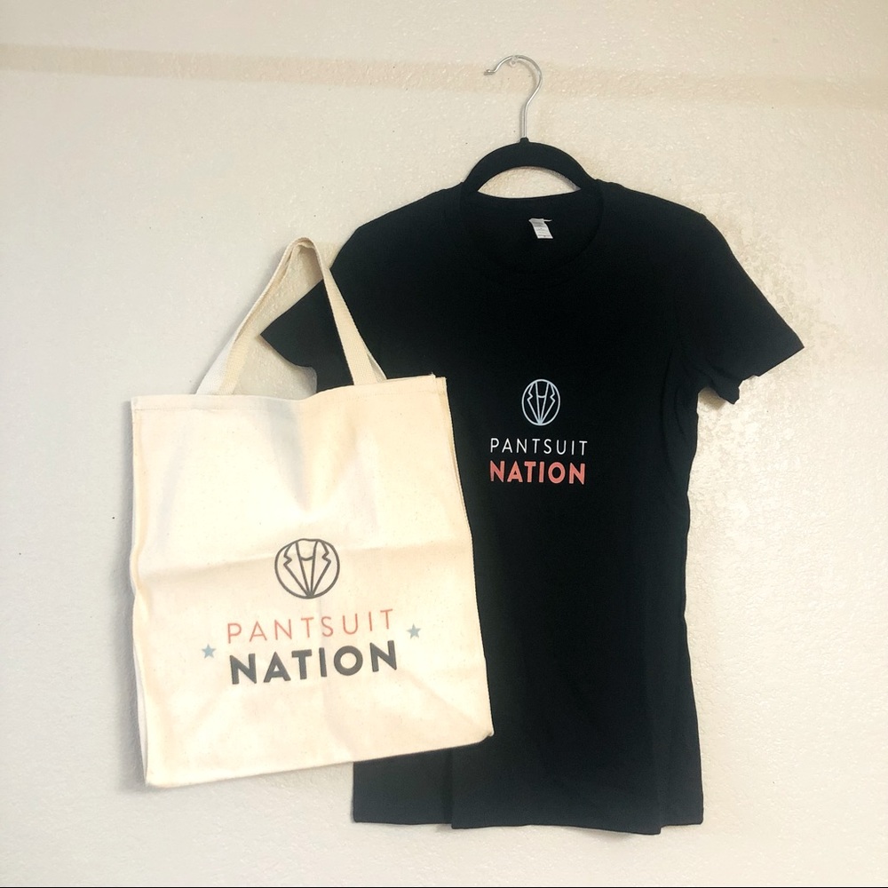 Official Pantsuit Nation Shirt + Tote Bag Set